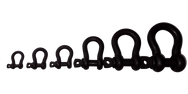 Green Pin Theatre Shackle SC full size range lineup, all sizes matte black - imagen 30