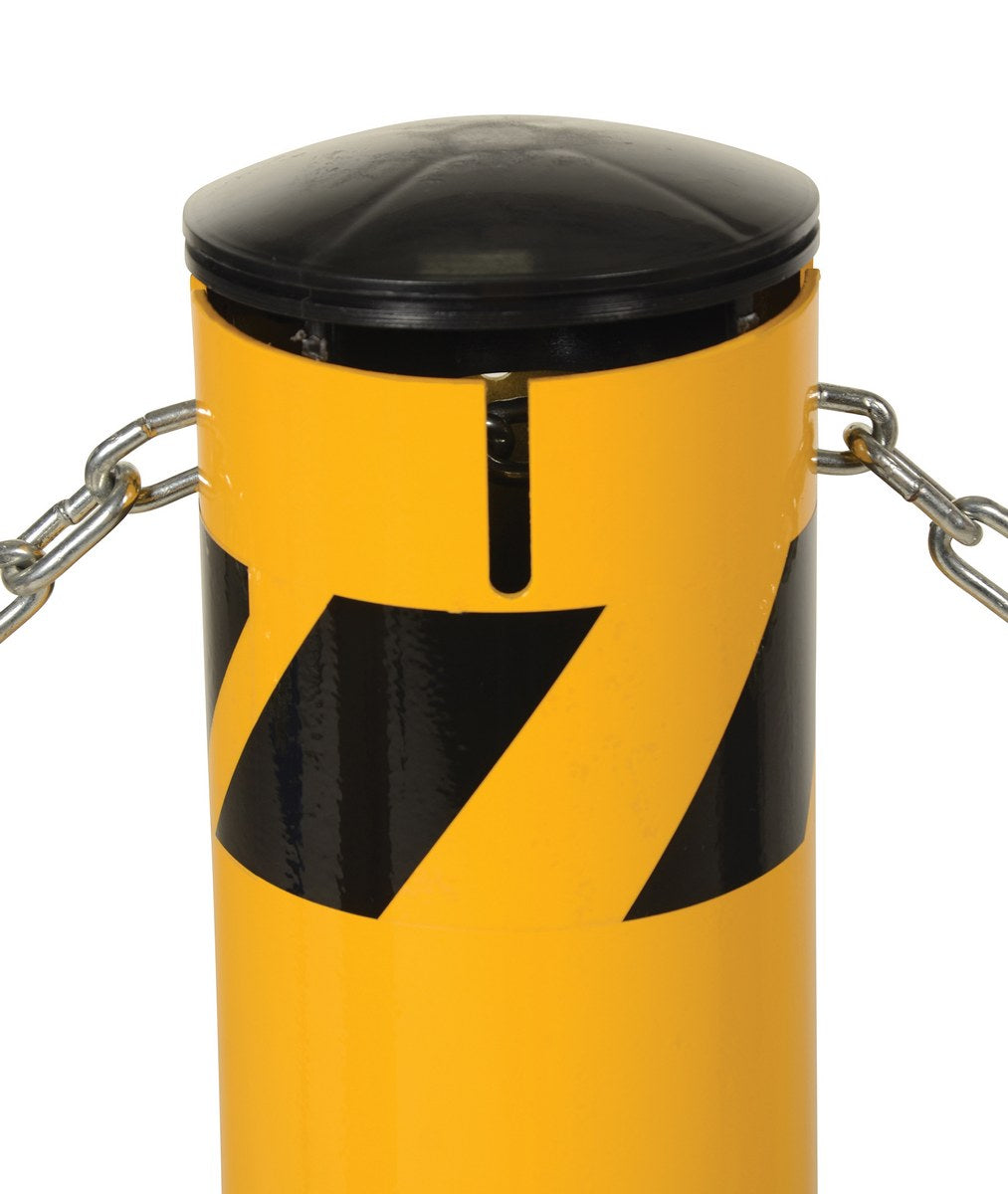 Vestil Manufacturing Corp Steel Pipe Bollard with Chain Slots– – Now available at MTN Shop US. - imagen 2