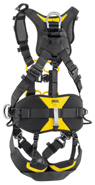 Vista frontal en ángulo del arnés Petzl VOLT que muestra los puntos de enganche - imagen 2