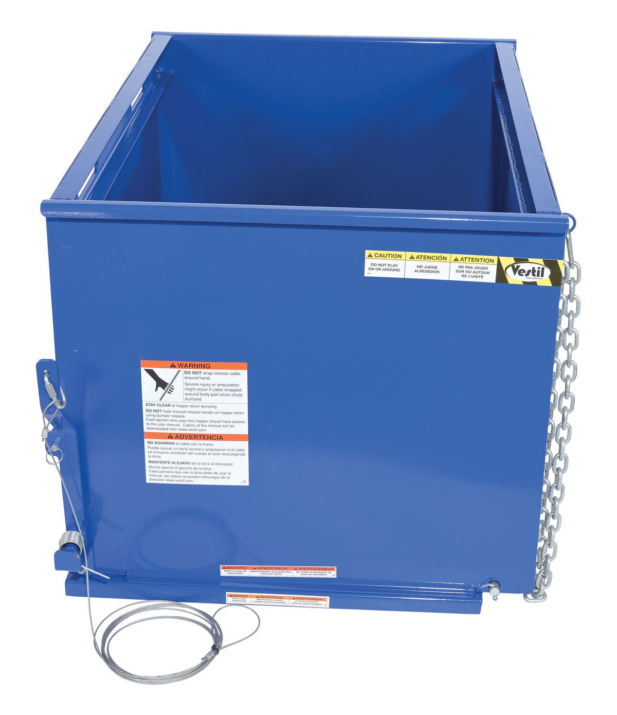 Vestil Manufacturing Corp Drop Bottom Hopper– – Now available at MTN Shop US. - imagen 5