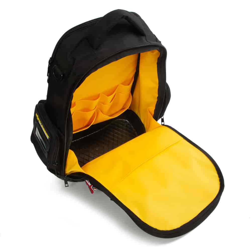 Dirty Rigger Technicians Backpack– The Dirty Rigger Gear Bag has 12 liters of space for tools, tablets, and more. This padded tool bag with shoulder strap is ideal for riggers, construction use, and more. – Now available at MTN Shop US. - imagen 8