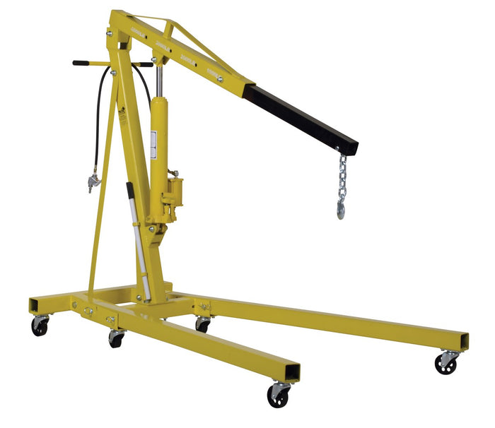 Vestil Manufacturing Corp Grúa de taller hidráulica con bomba de aire/manual