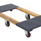 Vestil Manufacturing Corp Six-Wheel Wooden Mover Dollies