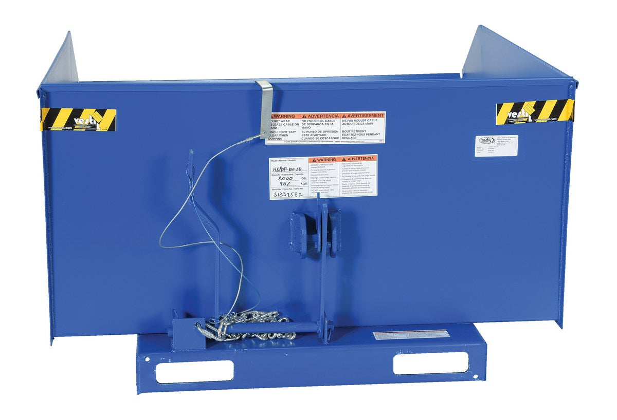 Vestil Manufacturing Corp Self-Dumping Steel Hoppers with Fold Down Front– – Now available at MTN Shop US. - imagen 7