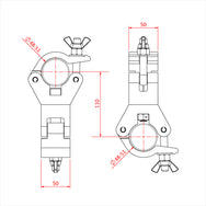 All Weather Doughty Swivel Coupler - imagen 3