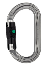 Petzl OK aluminum oval carabiner with BALL-LOCK system, designed for optimal loading of wide cross-section devices. - imagen 3