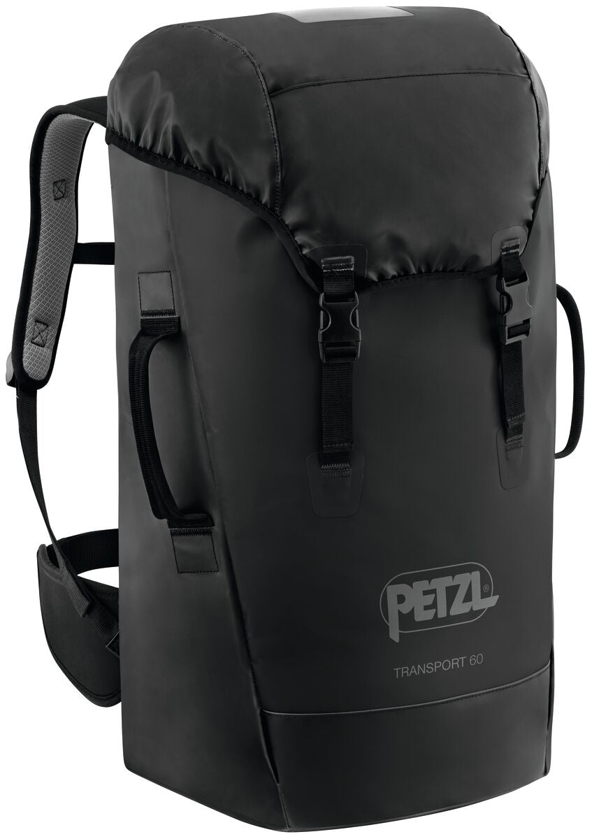 Black Petzl Transport 60L durable backpack for gear hauling. - imagen 2