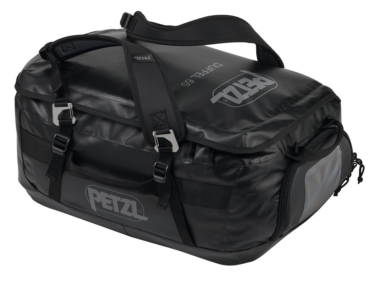 Black and yellow Petzl Duffel 65L backpack. - imagen 5