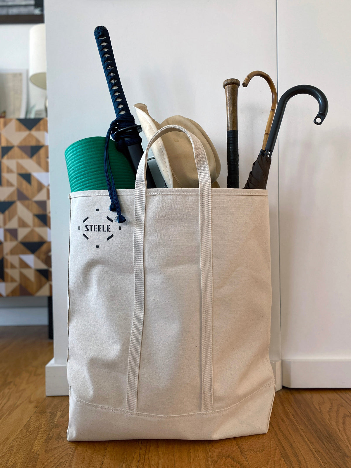 Steele Canvas Basket Corp Natural Canvas Tote Bag - Tall 5"– – Now available at MTN Shop US. - imagen 5