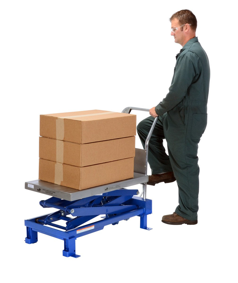 Bomba de pie y mesas elevadoras de tijera motorizadas de Vestil Manufacturing Corp– – Ahora disponibles en MTN Shop US. - imagen 2