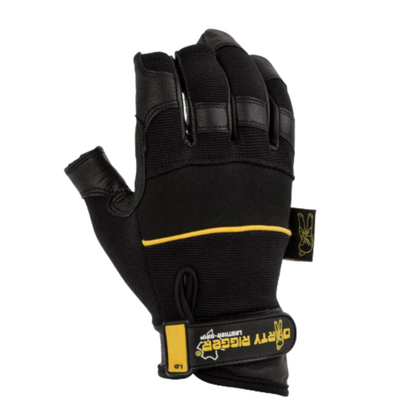 Guantes Dirty Rigger Framer (Comfort Fit™): ¡mantengan cubiertos los dedos anular y meñique! Los guantes Dirty Rigger Framer son ideales para montaje general, operación de consola, etc. ¡Se venden en los EE. UU. con envío gratis! – Ahora disponible en MTN Shop US.