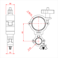 Doughty Super Lightweight to Atom Swivel Combo - imagen 9