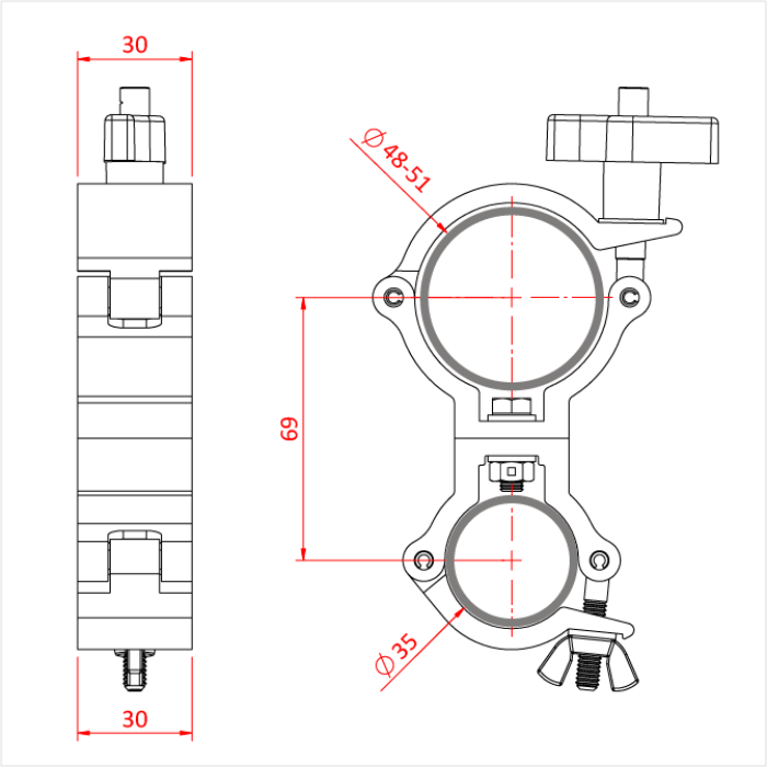 Doughty Super Lightweight to Atom Swivel Combo - imagen 11