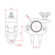 Doughty Stabiliser Coupler-Basic - imagen 2