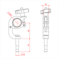 Doughty Trigger Beamer Clamp - imagen 2