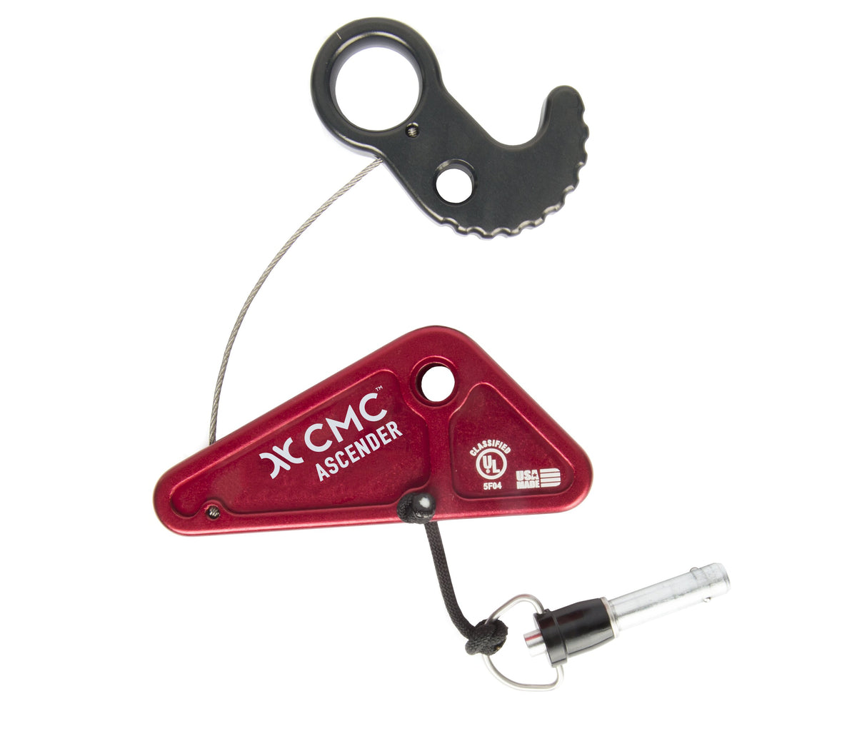CMC Ascender, handled rope ascender with toothed cam, detail view - imagen 3