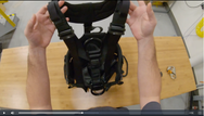 Arnés CMC ATOM Global Quick (ahora solo Byo, sin CE), arnés de cuerpo completo con hebillas de conexión rápida, vista trasera - imagen 5