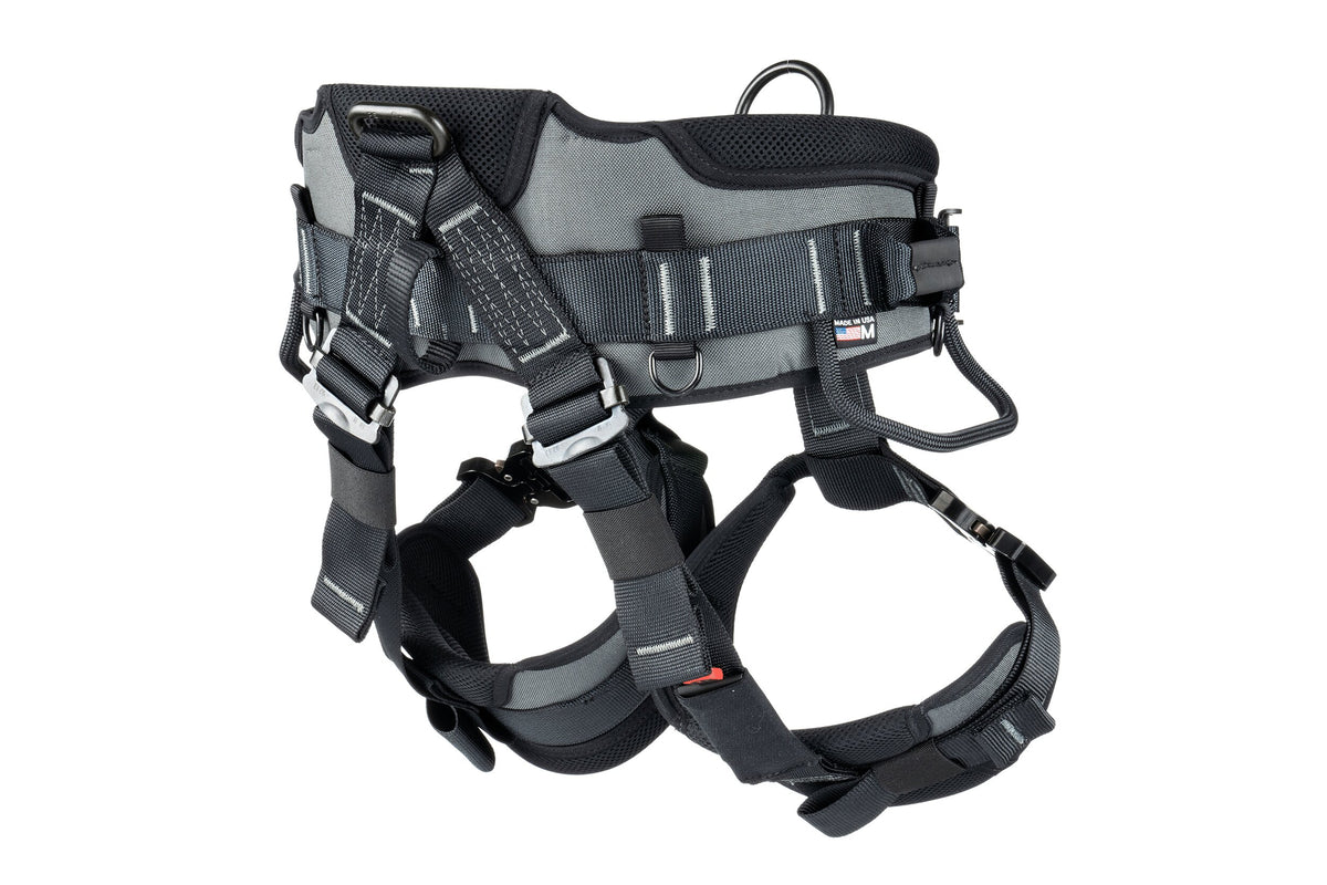 Arnés de asiento CMC ATOM, arnés de asiento para acceso mediante cuerdas con punto de fijación ventral, vista detallada - imagen 3