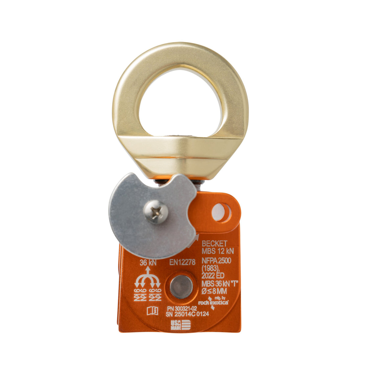 CMC AZTEK Double Pulleys, double sheave pulley for mechanical advantage, SKU 300321, product view 12 - imagen 11