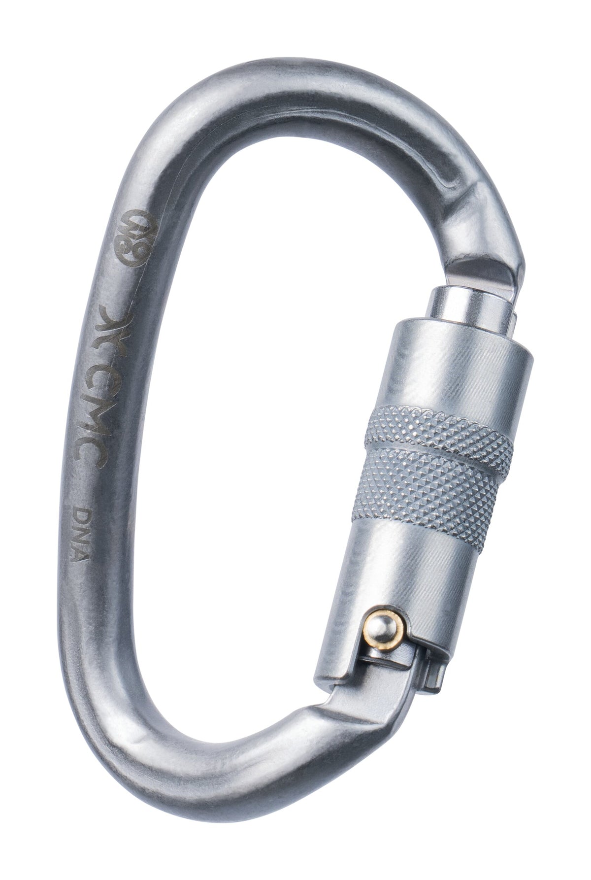 CMC Dna Steel Mosquetones, mosquetón de rescate de acero con bloqueo de triple acción, SKU 300095, vista trasera - imagen 5