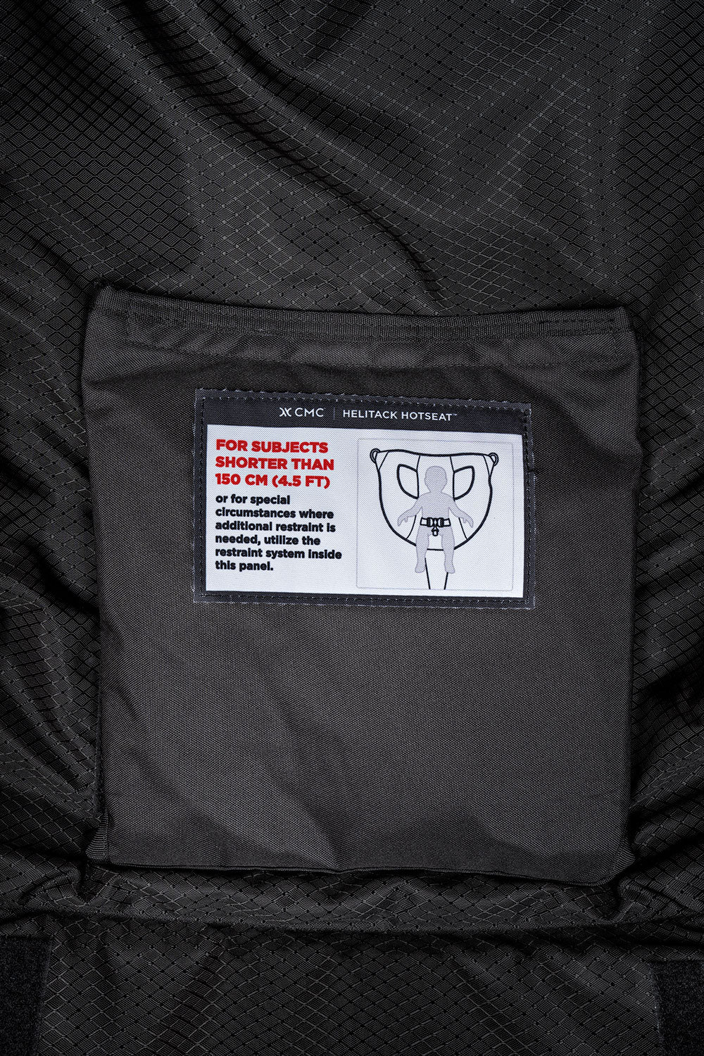 CMC Helitack Hotseat, helitack seat harness for helicopter crew, product view 8 - imagen 8