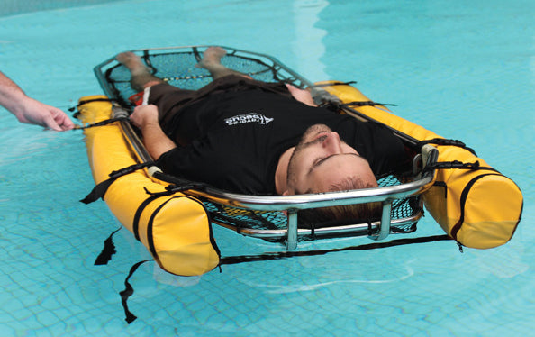 CMC Litter Flotation Collar, inflatable flotation collar for water rescue litters, alternate view - imagen 2