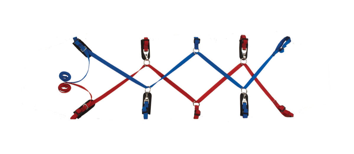 CMC Litter Harness Kit, litter bridle harness kit for vertical evacuation, side view - imagen 4