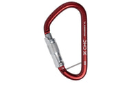 CMC Proseries Aluminum Key-lock Carabiners, anodised aluminium key-lock locking carabiner, SKU 300253, side view - imagen 4