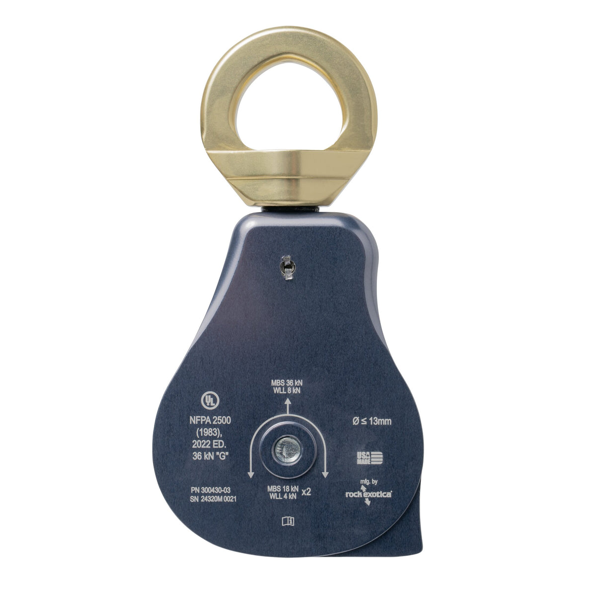 CMC Proswivel Pulleys, polea de aparejo con cabezal giratorio, SKU 300434, vista de producto 28 - imagen 27