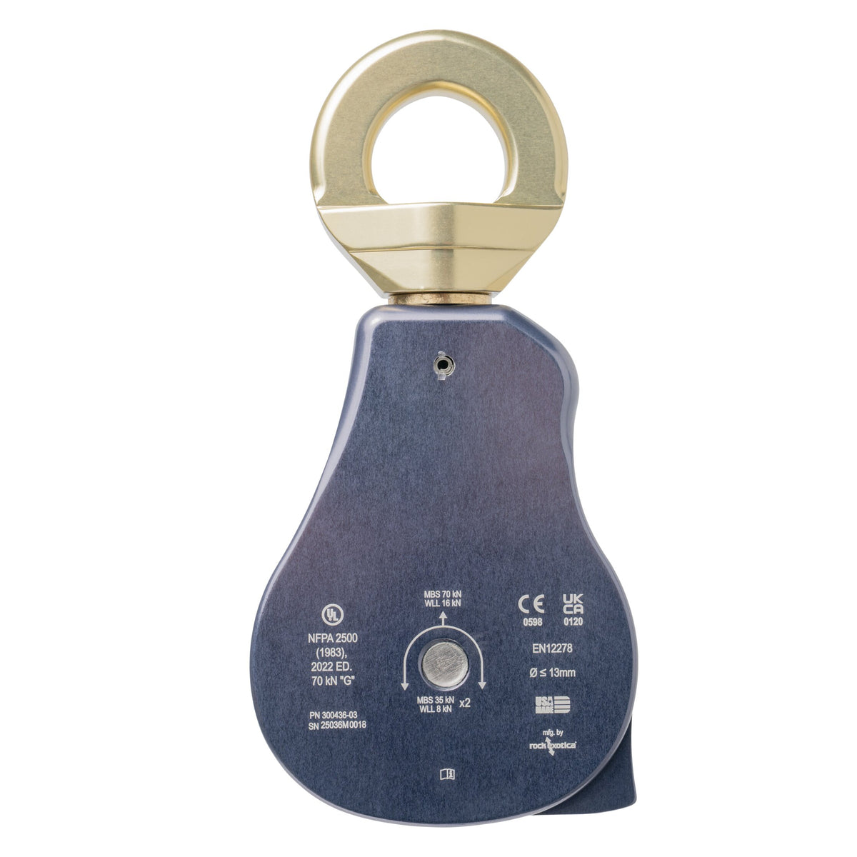CMC Proswivel Pulleys, polea de aparejo con cabezal giratorio, SKU 300437, vista de producto 16 - imagen 15