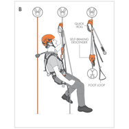 CMC Quick Roll Ascender, ascendedor con mango y polea integrada, vista lateral - imagen 4