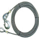 Lift All 7/16" Extension Cable 6X19 Fc W/Eye Hook & Latch One End Thimble Other End