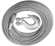 Extension Cable 6X19 Fc W/Eye Hook & Latch One End Thimble Other End - imagen 2