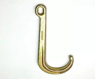  Short J-Hook Forged 5400Lb Wll At 4:1 And Yellow Zinc Chromate Plated - imagen 2