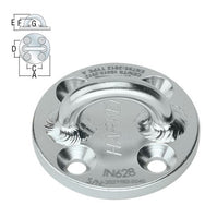 Harken 57mm 316 Stainless Steel Round Standard Padeye– The Harken 57mm 316 Stainless Steel Round Standard Padeye is designed for permanent installation on structures, this IN628 stainless steel anchorage point ensures safe work at heights. It offers ample space for attachment movement, accommodating carabiners effortlessly. – Now available at MTN Shop US.