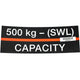 CM Capacity Label D8+ Model J, Ll