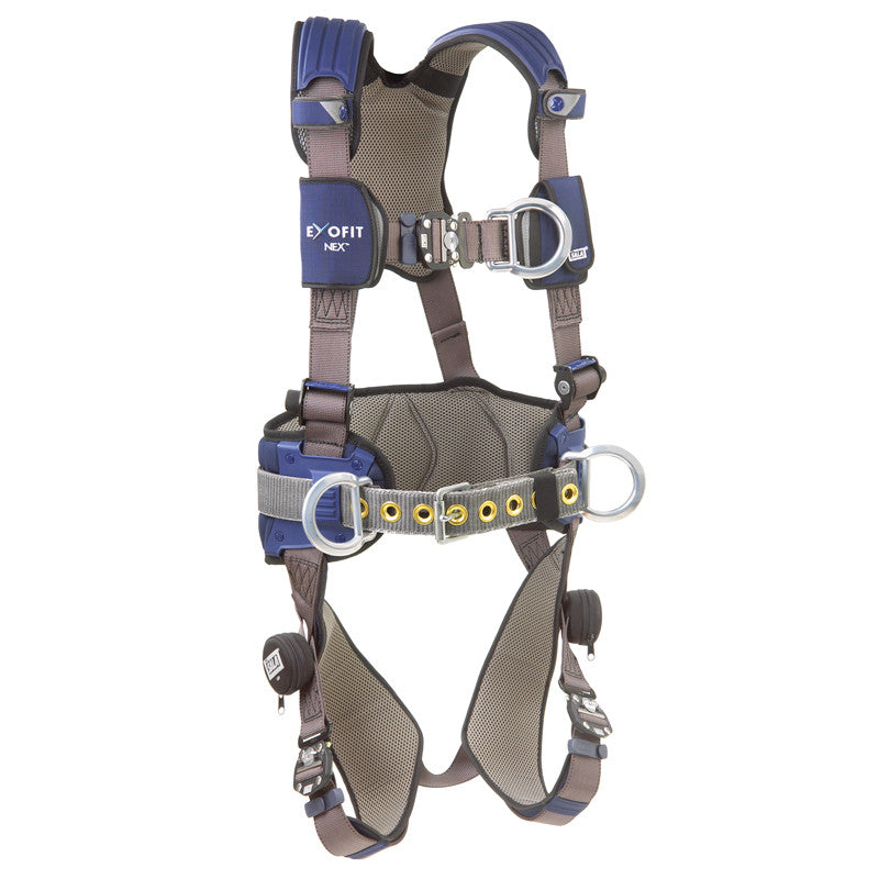 3M™ DBI-SALA® ExoFit NEX™ Construction Style Positioning/Climbing Harness - Quick connect Chest and Leg Straps, Front D-ring and Body Belt/Hip Pad with Side D-rings (Front View not on model) - imagen 3