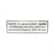 CM Electrical Label