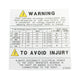CM Voltage Label (Model B)