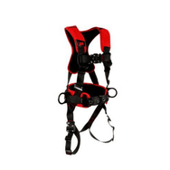 3M™ Protecta® Comfort Construction Style Positioning Harness - Side View with Quick Connect Chest and Leg Connections and Body Belt/Hip Pad with Side D-rings - imagen 2