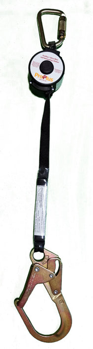 ProPlus Self Retracting Device Ultra-Mini Big Hook– 8' x 1" Dyneema & Polyester Lanyard. 900 lb Maximum Arresting Force (MAF). Inline Impact Indicator. Inline Shock Absorber – Now available at MTN Shop US.