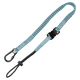 5 lb Tool Tether with speed-clip, choke-on cinch-loop and steel screwgate carabiner, 36", 1/pk