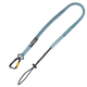 15 lb Premium Tool Tether with Choke-on Cinch Loop and Aluminum Swivel Carabiner, 1/pk