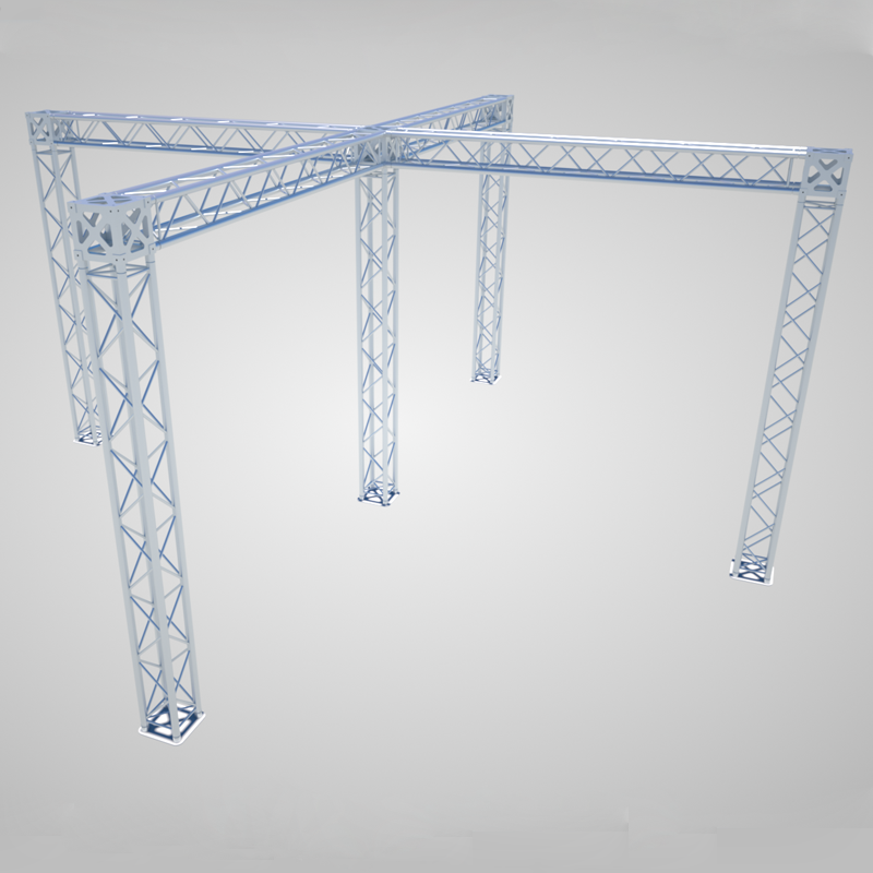 MTN Trade Show Truss Booth Package- Island Booth (5-Tower Structure) - imagen 3