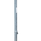 10' Bolt-on Ladder Stanchion Anchor with 5" Overhead Offset