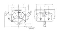 CM Series 632 Trolley– CM Series 632 Close Radius Trolley in .5 ton, 1 ton, 2 ton, 3 ton capacities. Low headroom trolley for tight curves in industrial settings. Best industrial trolley. – Now available at MTN Shop US. - imagen 2