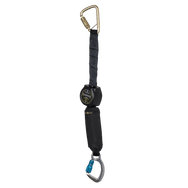 SRL with Aluminum Dorsal Connecting Carabiner and Steel Anchorage Carabiner