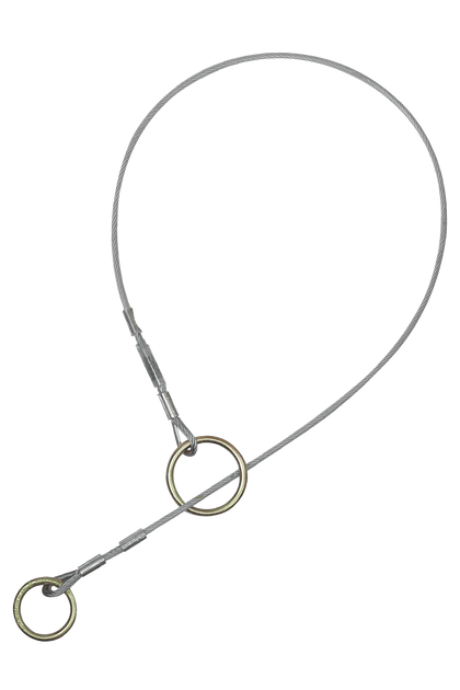 Anclaje de eslinga pasante de cable con cable de acero galvanizado– – Ahora disponible en MTN Shop US.