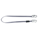 8' Web Restraint Lanyard, Fixed-length with Steel Snap Hooks