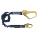 4½' to 6' ElasTech® Energy Absorbing Lanyard, Single-leg with Steel Connectors